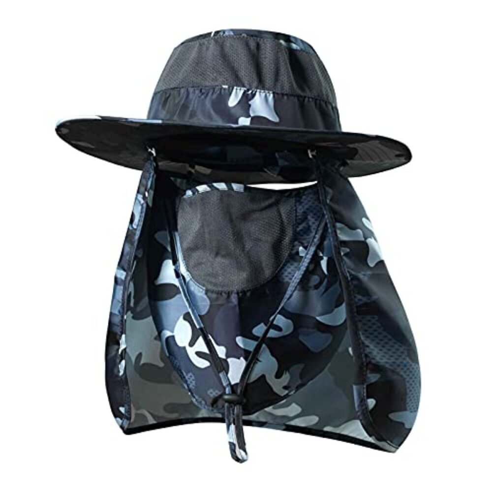 Fishing Hat,Sun Cap with UPF 50+ Sun Protection and Neck Flap,for Man and Women